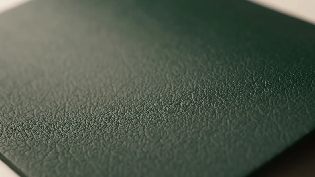 Macro photograph of the natural rubber base, showing its fine matte texture